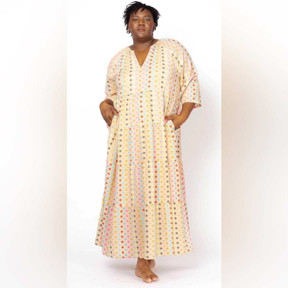 Ace & Jig misty maxi dress in sugar. Size 2X